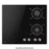 Amica PCG64102 Combi Ceramic & Gas Hob | Dual Fuel Cooktop