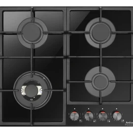 Amica PGCD6111APFB Studio Gas Hob – Sleek Glass Surface, Modern Kitchen Appliance