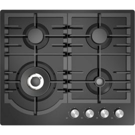 Midea 60G40ME096-GFT Gas Hob on Glass | 4-Burner Built-In Cooktop