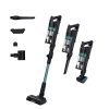 Hoover rechargeable stick & handheld vacuum cleaner plus hf1p10px 011 black/turq